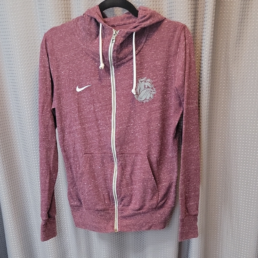 Nike Gym Vintage Gonzaga Logo Hoodie Size M
